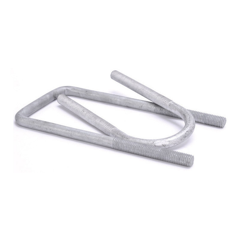 China Square Shape Carbon Steel U Bolt U Clamp Zinc Plated Hdg